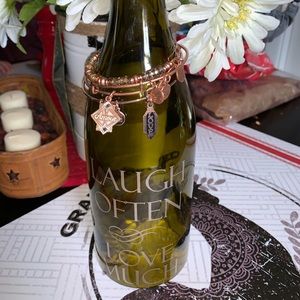 3 piece Rose Gold Alex and Ani Bracelet set